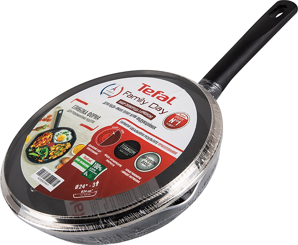 Фото - Сковорода універсальна Tefal B5660453_SET Family Day з кр 24 см