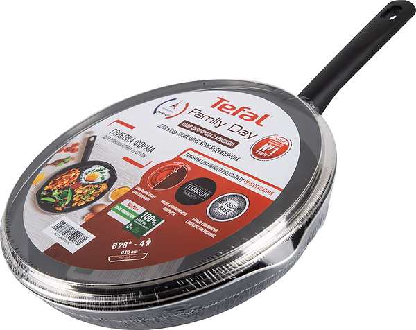 Фото - Сковорода универсальная Tefal B5660653_SET Family Day с кр 28 см