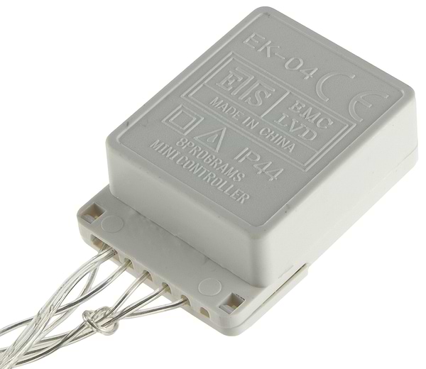 Фото - Гирлянда-штора BPNY Сетка с контроллером White 120LED, 1.2х1.6М, 220 V, 7.2W (102984)