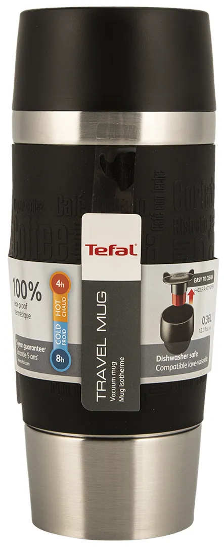 Фото - Термочашка Tefal K3081114 Travel Mug 0,36 л, чорна