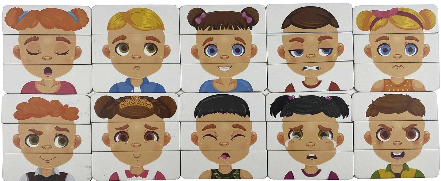 Настольная игра (до 2 лет) 2D3D Эмоции 2D3D (2D3DNU2120)