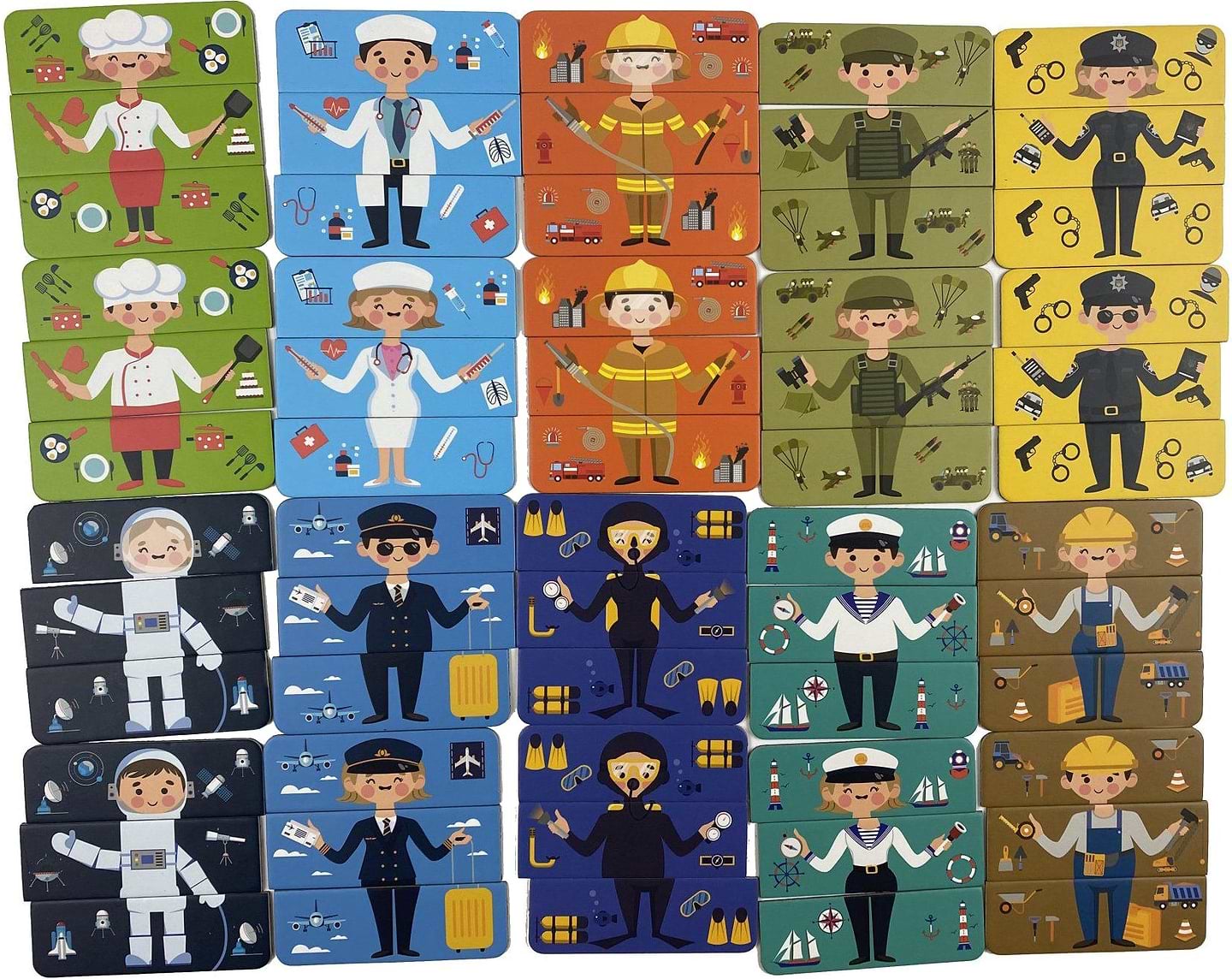 Настольная игра (до 2 лет) 2D3D Профессии 2D3D (2D3DNU2110)