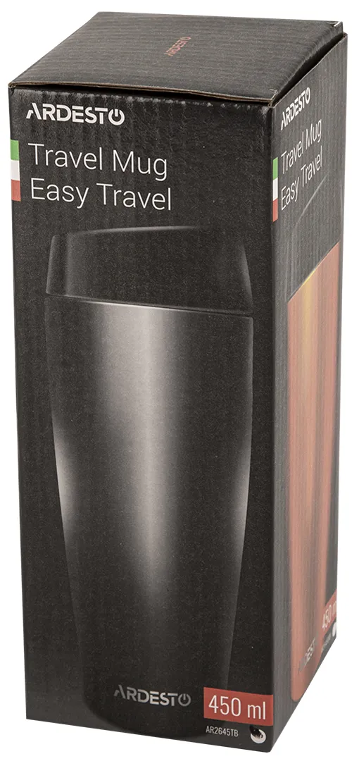Фото - Термочашка Ardesto Easy Travel 450 мл Black (AR2645TB)