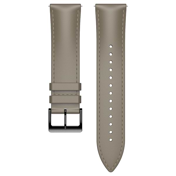 Gray leather watch band online