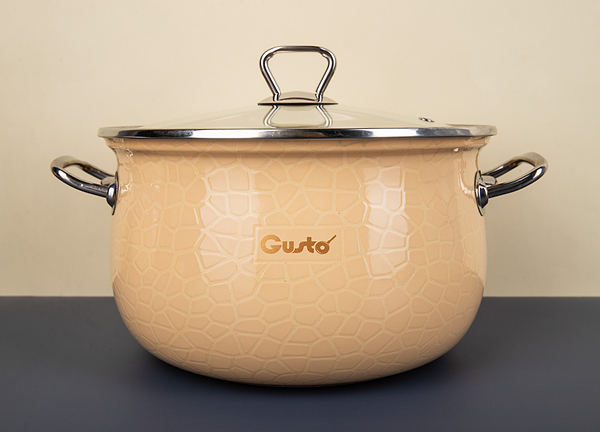 Фото - Кастрюля Gusto Пряженое молоко Premium 5,7 л (GT-T-224-PM)