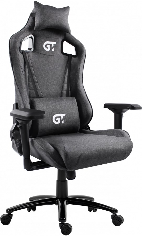 Крісло для геймерів GT Racer X-5113F Fabric Gray - Фото 1