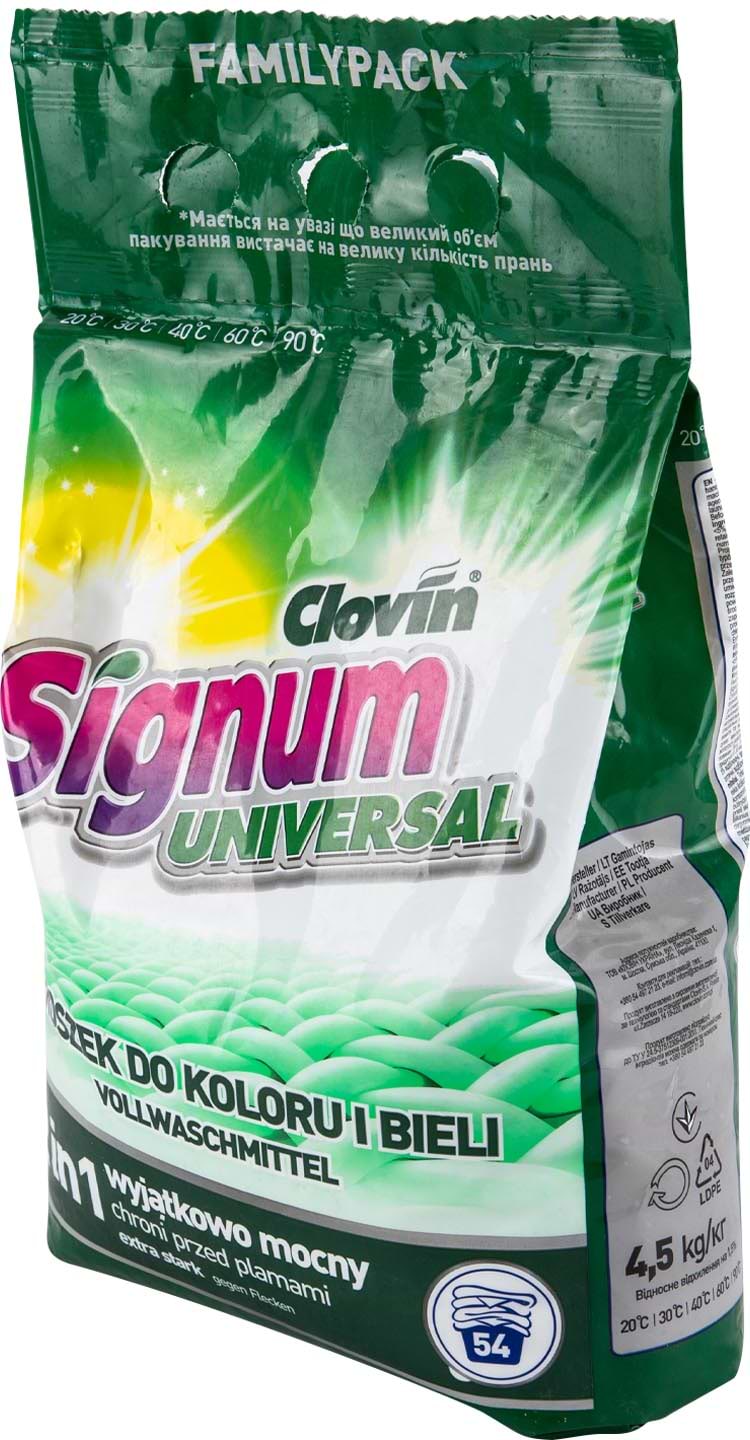 Фото - Стиральный порошок Clovin UNIVERSAL  4,5 кг (5900308778418)