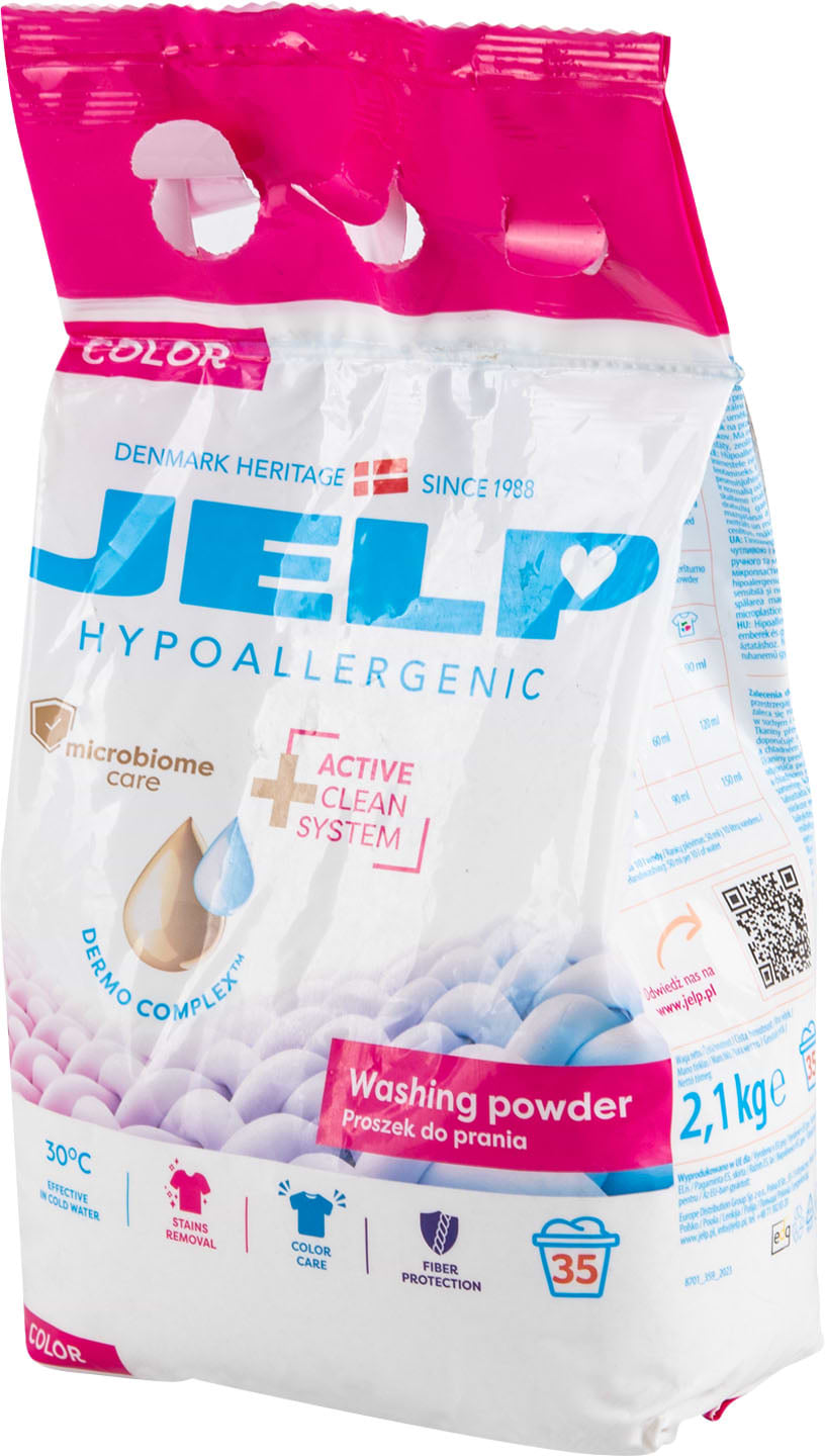 Фото - Пральний порошок JELP Гіпоалергенний Колор 35 прань, 2,1 кг. (98055)
