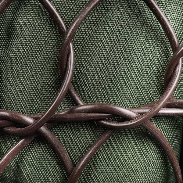 Фото - Кресло-кокон Home Rest двойное Коричневый/Олива грин