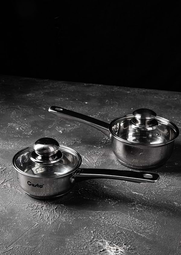 Фото - Ківш Gusto Solo 14x7см 0.9 л (GT-1203-14)