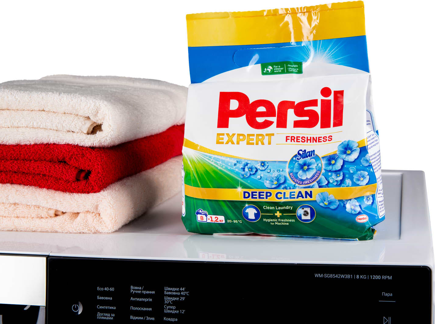 Фото - Стиральный порошок Persil авт. Свежесть от Силан 1,2 кг, 8 циклов