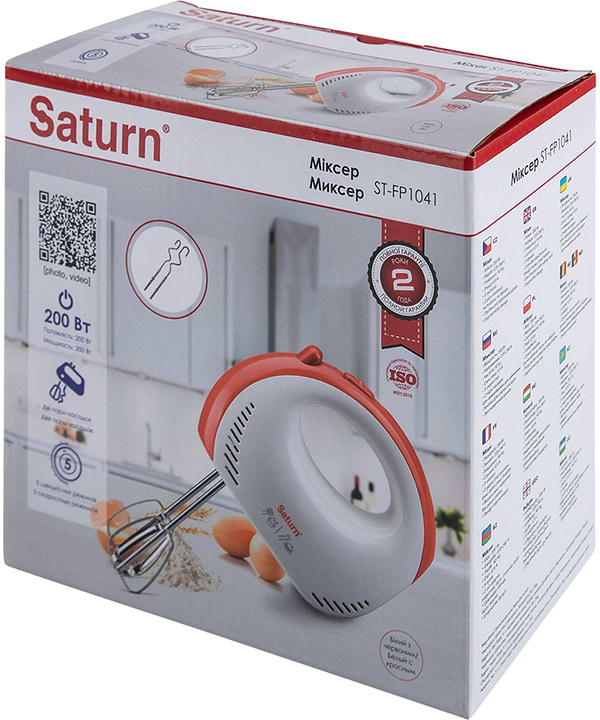 Фото - Миксер Saturn ST-FP1041 Red