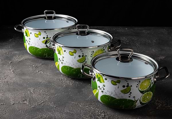 Фото - Кастрюля Gusto Яркие лаймы Premium 20 см 4,0 л (GT-T-120-LI)