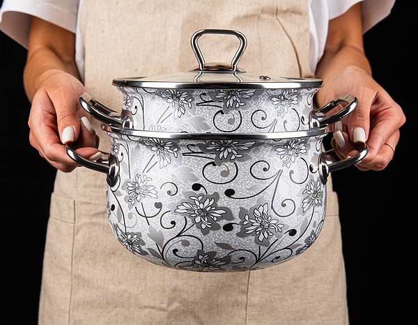 Фото - Кастрюля Gusto GT-T-216-С Мережка Premium 16 см 2.1 л