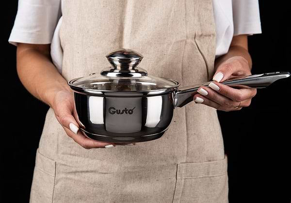 Фото - Ківш Gusto Solo 14x7см 0.9 л (GT-1203-14)