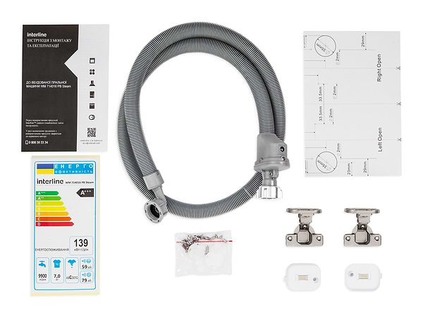 Фото - Пральна машина вбудована Interline WM 714016 PB Steam