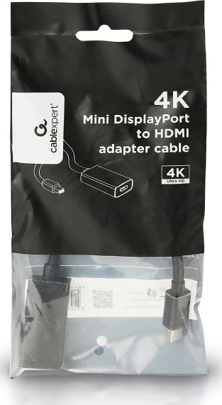 Фото - Уценка - Переходник Mini Display Port-HDMI Cablexpert Mini DisplayPort to HDMI (A-mDPM-HDMIF4K-01)