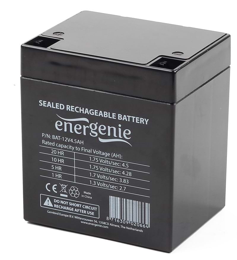 Аккумулятор для ИБП EnerGenie BAT-12V4.5AH