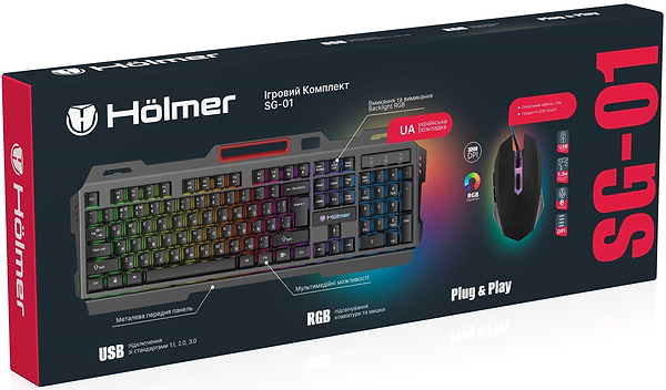 Фото - Клавиатура+мышь Holmer SG-01