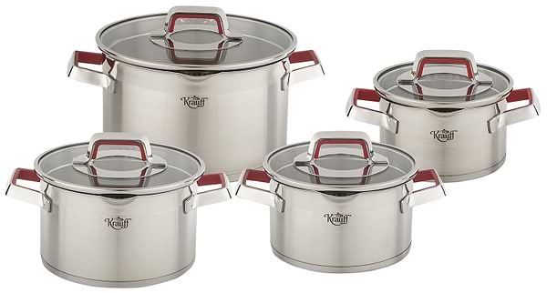 Фото - Набор посуды Krauff 26-202-010 Moderne Rot 8 пр. Фото - Набор посуды Krauff 26-202-010 Moderne Rot 8 пр.