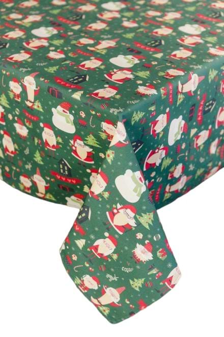 Скатерть прямоугольная Прованс Санта на зеленом 120х140 см (035783)