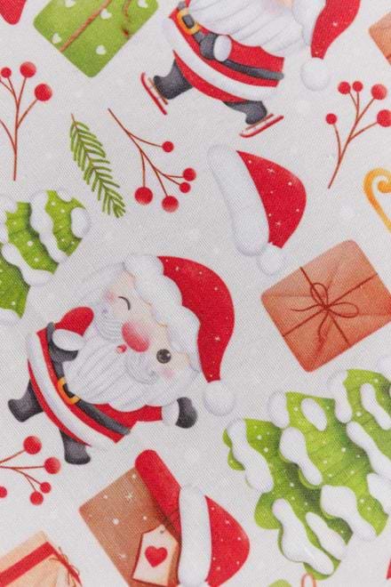 Фото - Скатертина раннер Прованс Санта на білому 40х140 см (035777)