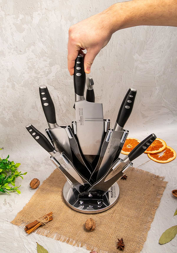 Фото - Набір ножів Maxmark MK-K05 8 пр.