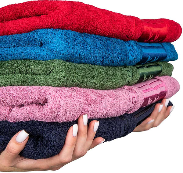Фото - Рушник банний GM Textile махровий темно-синій бамбук 70x140