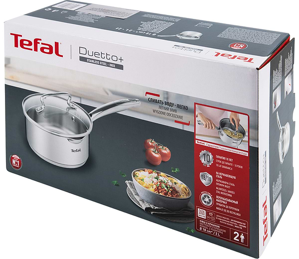 Фото - Ковш Tefal G7162356 Duetto+ 18 см/2,0 л