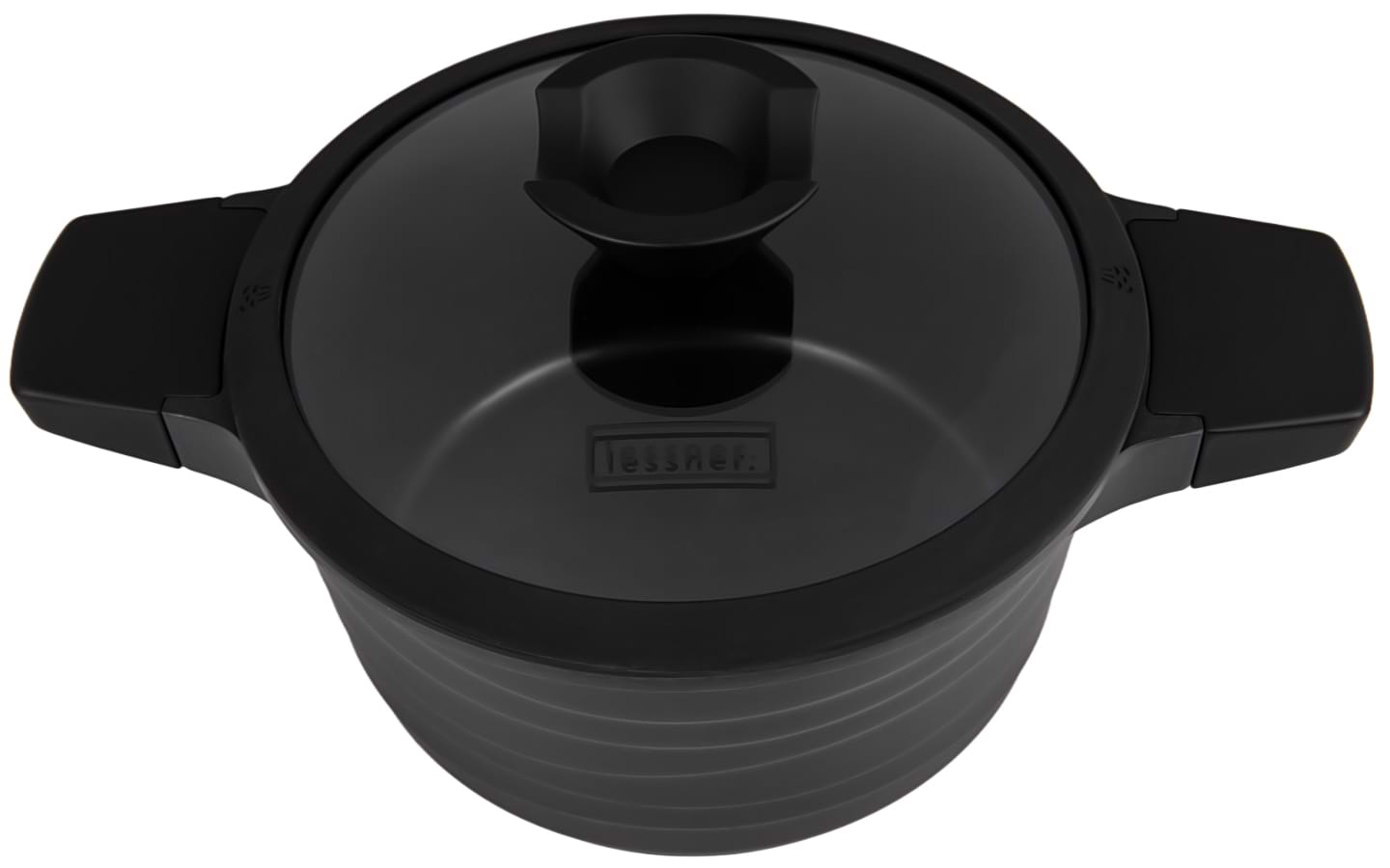 Купити Каструля Lessner Black Pro New 20 см 2.7 л (55872-20) - Фото 1 Каструля Lessner Black Pro New 20 см 2.7 л (55872-20) - Фото 1