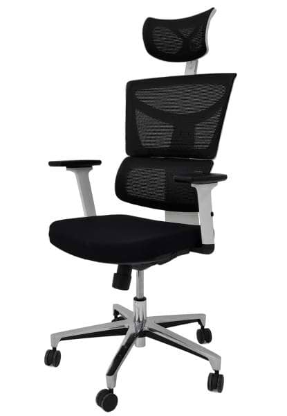 Фото - Крісло офісне Barsky ECO White/Black slider (G-11)