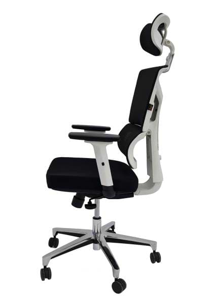 Фото - Крісло офісне Barsky ECO White/Black slider (G-11)