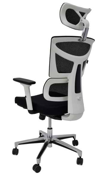 Фото - Крісло офісне Barsky ECO White/Black slider (G-11)