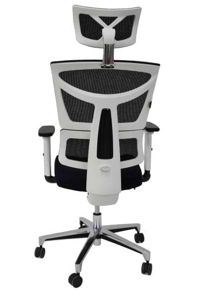 Фото - Крісло офісне Barsky ECO White/Black slider (G-11)