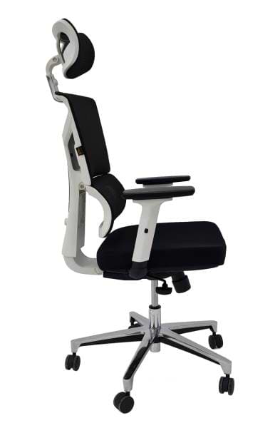 Фото - Крісло офісне Barsky ECO White/Black slider (G-11)