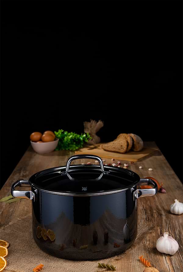 Фото - Кастрюля WMF 514345290 FT Mineral Topf 24 см, 5,7 л Black