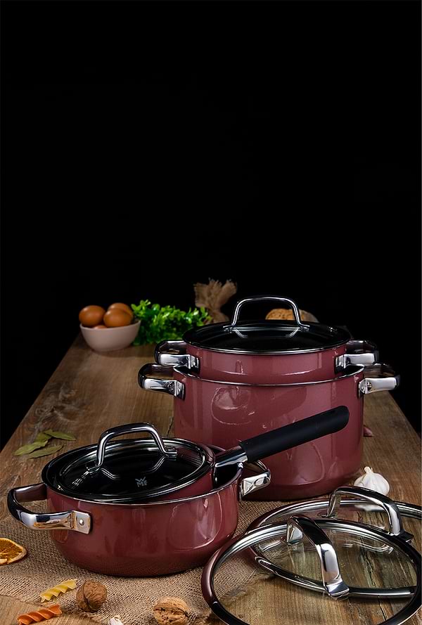 Фото - Каструля WMF 514395290 FT Mineral Topf 20, 3,7 л Rose Quartz