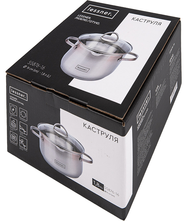 Фото - Каструля Lessner 16 см 1.8 л (55876-16)