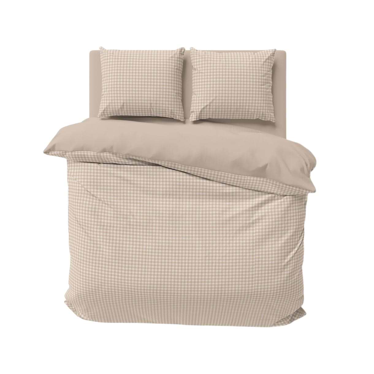 Комплект постельного белья Lelit Бязь Бежевый Евро B-1173 (1196540)