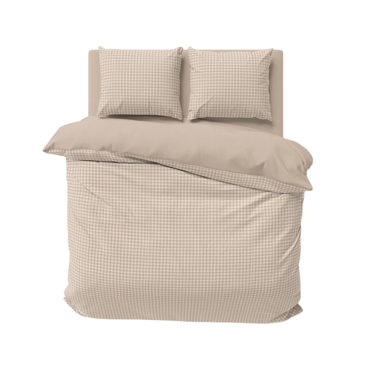 Комплект постельного белья Lelit Бязь Бежевый Двуспальный B-1173 (1196541)