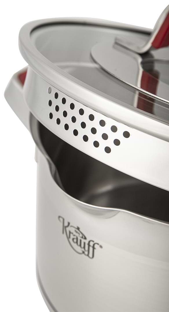 Фото - Набор посуды Krauff 26-202-010 Moderne Rot 8 пр.