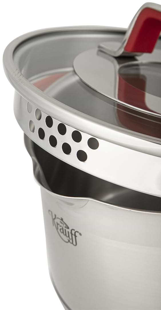 Фото - Набор посуды Krauff 26-202-010 Moderne Rot 8 пр.