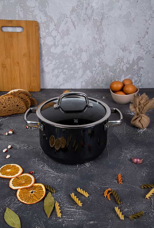 Фото - Каструля WMF 514335290 FT Mineral Topf 20 см, 3,7 л Black