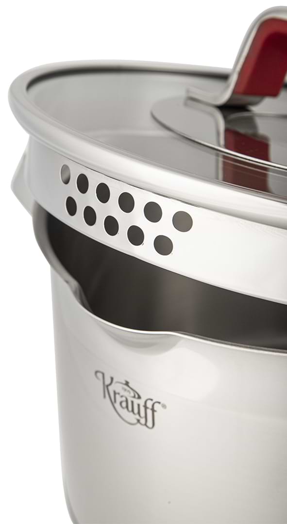 Фото - Набор посуды Krauff 26-202-010 Moderne Rot 8 пр.