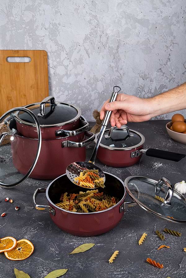 Фото - Каструля WMF FT Mineral Topf 24 см, 5,7 л Rose Quartz (514495290)