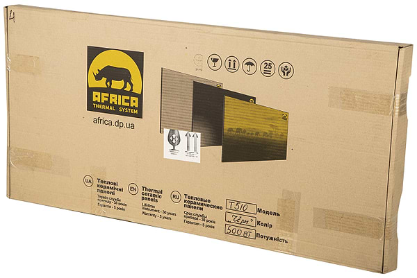 Фото - Конвектор AFRICA Т510 черный, с терморегулятором