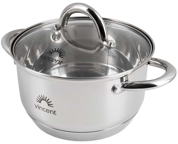 Фото - Каструля Vincent 18 см 2.6 л (VC-3167-18) Фото - Каструля Vincent 18 см 2.6 л (VC-3167-18)
