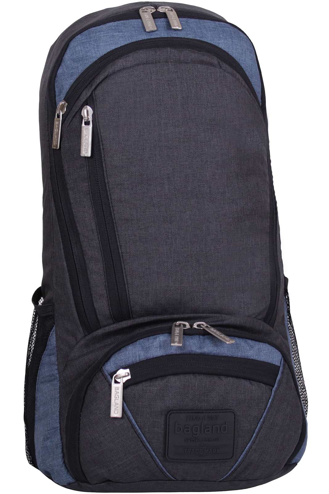 Рюкзак для ноутбука Bagland Granite 23 л черный/серый - Фото 1