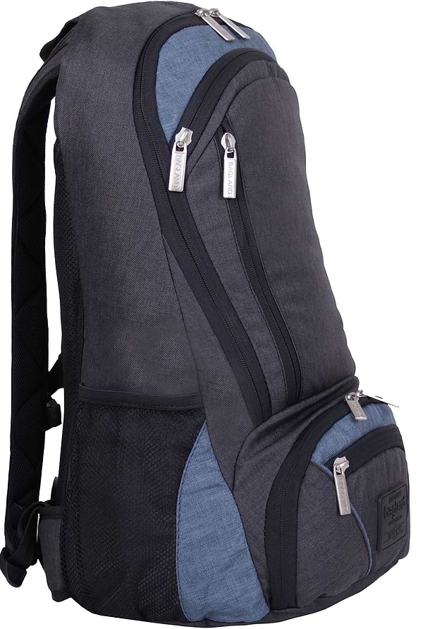 Фото - Рюкзак для ноутбука Bagland Granite 23 л черный/серый