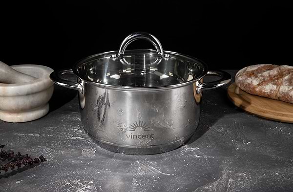 Фото - Кастрюля Vincent 22 см 4.5 л (VC-3167-22)